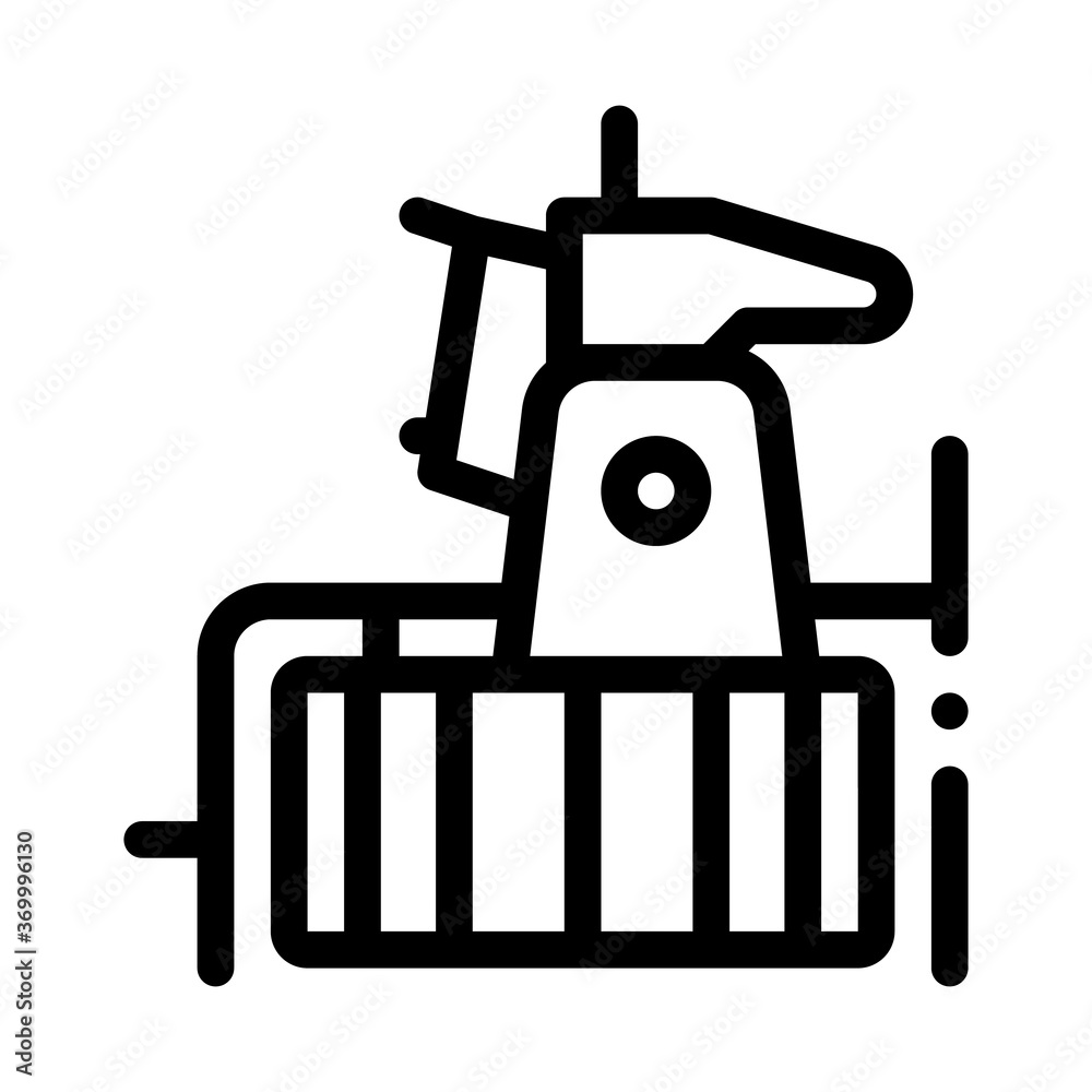 drain cleaning instrument icon vector. drain cleaning instrument sign. isolated contour symbol illustration drain cleaning instrument icon vector. drain cleaning instrument sign. isolated contour symbol illustration
