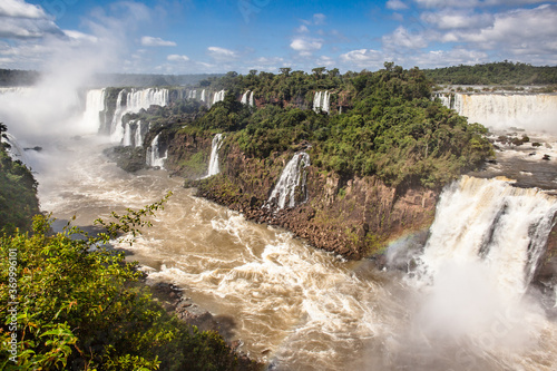 Iguassu Falls at Iguassu National Park  World Natural Heritage Site by UNESCO