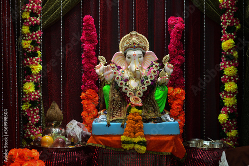 Canvas Print Lord Ganesha, Ganesh festival India