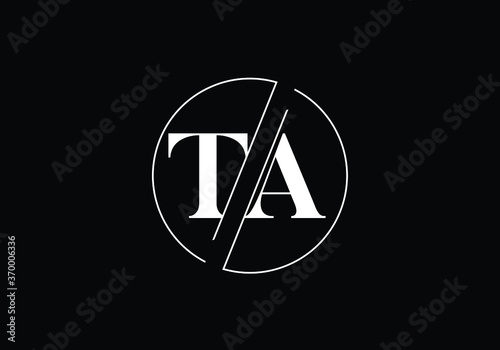Free Download Illustration Vector Letter T A logo icon design template. T A monogram Logo. - GFXLoad