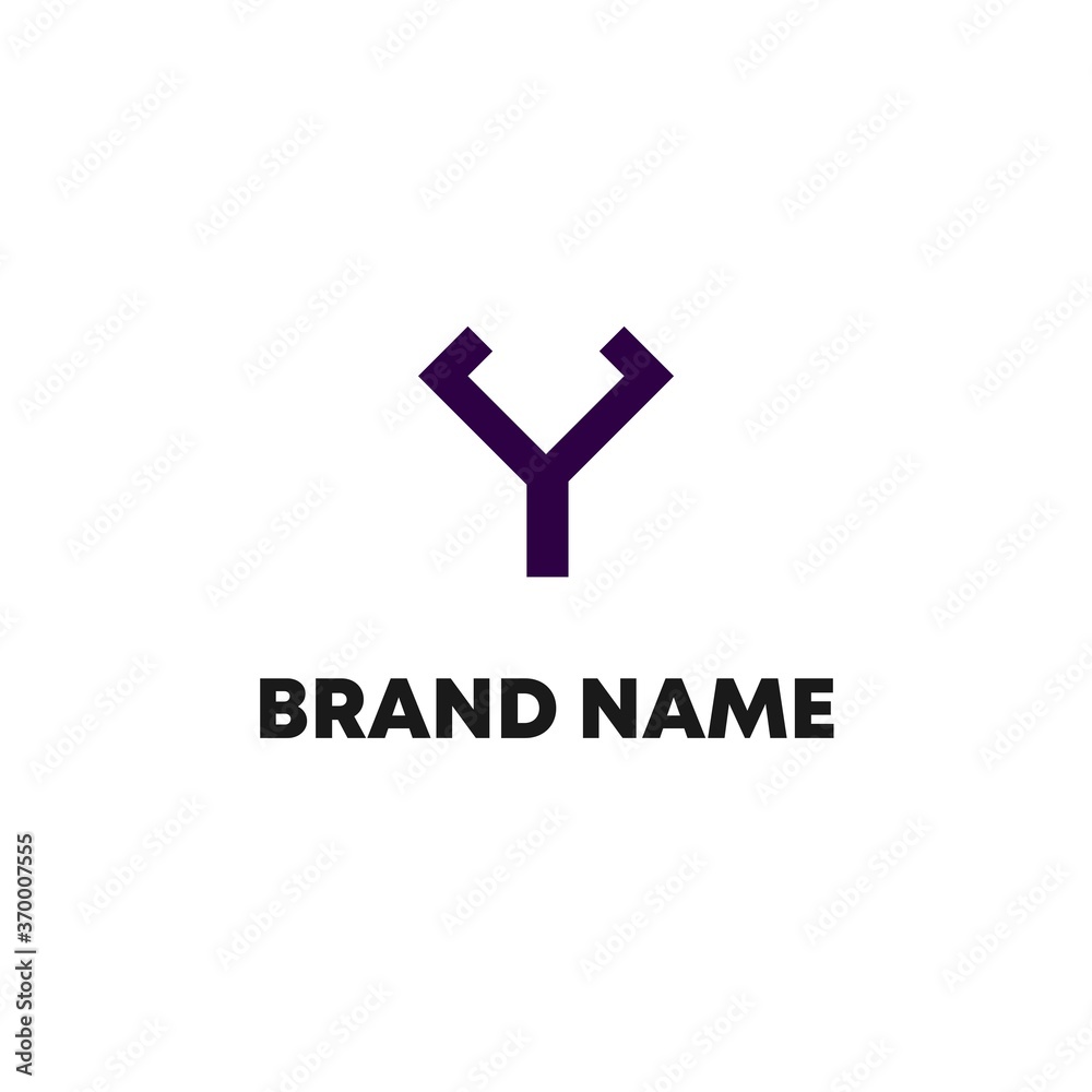 Obraz premium y logo