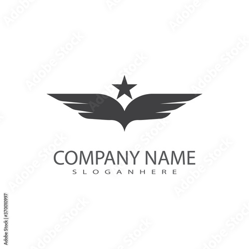 Free Download Wing  Logo Template vector icon - GFXLoad