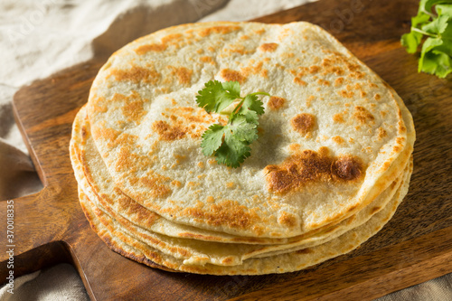 Homemade Roti Chapati Flatbread photo