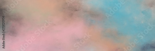 amazing abstract painting background texture with dark gray, cadet blue and pastel magenta colors and space for text or image. can be used as postcard or poster
