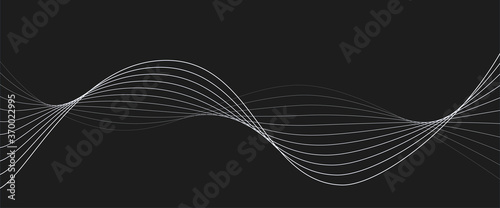 black and white abstract background wave