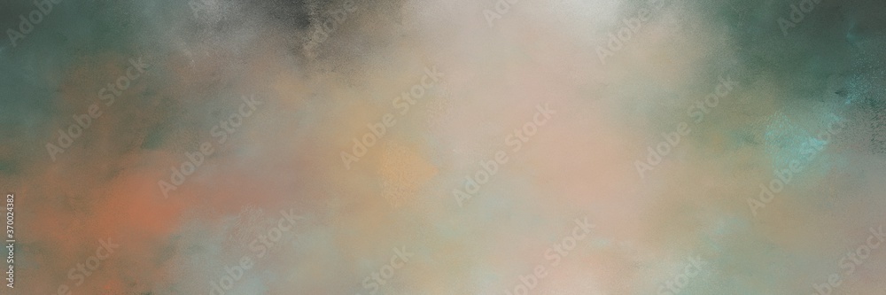 Fototapeta premium stunning abstract painting background texture with gray gray, dark slate gray and tan colors and space for text or image. can be used as header or banner