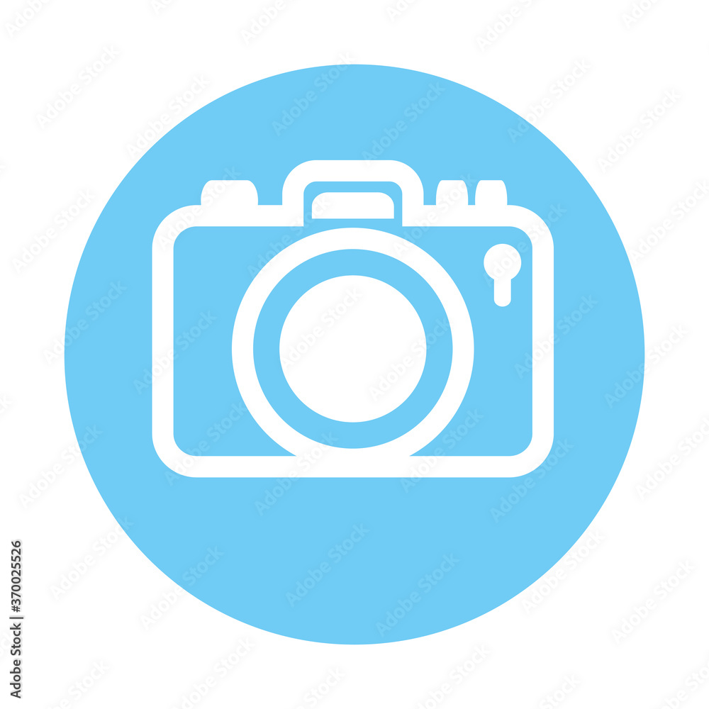 camera button icon, on white background vector illustration design camera button icon, on white background vector illustration design