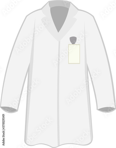 Vector illustration of a lab or medical apron