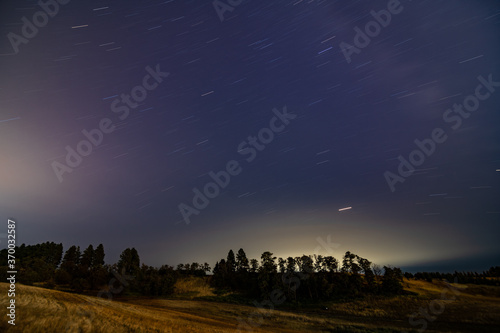 Night Sky over the Palouse in Washington State, USA