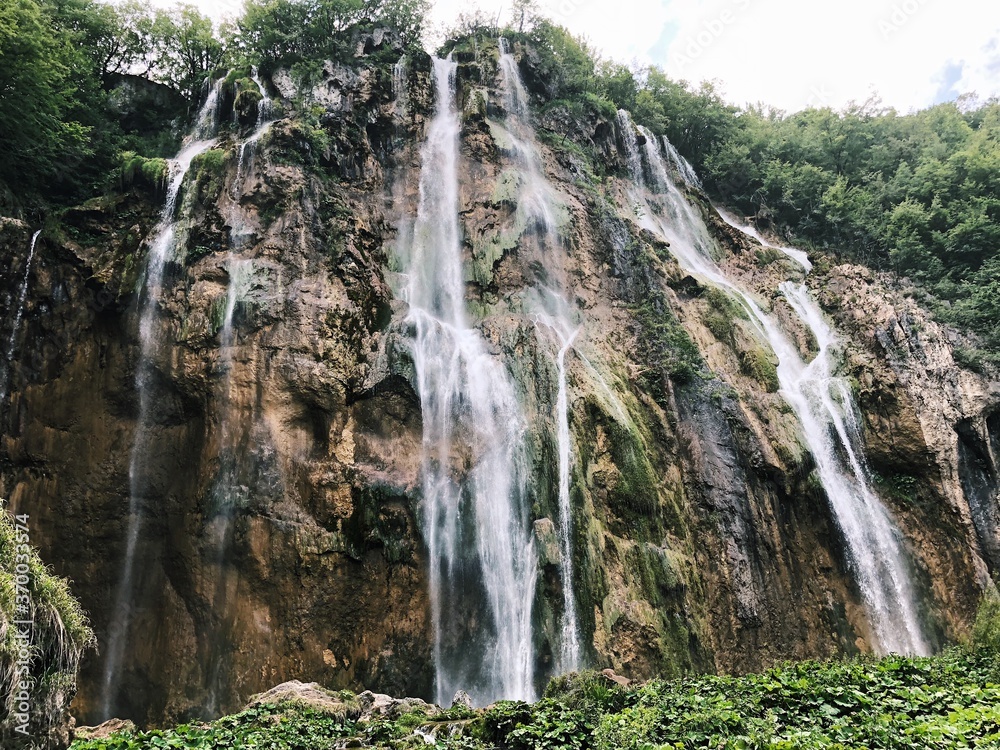 Fototapeta premium Waterfalls in Croatia.