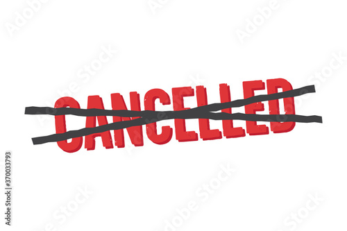 Cancel Culture Text, Cancel Social Media, People, Controversy, Debate, Argument, Scandal Vector Illustration Background