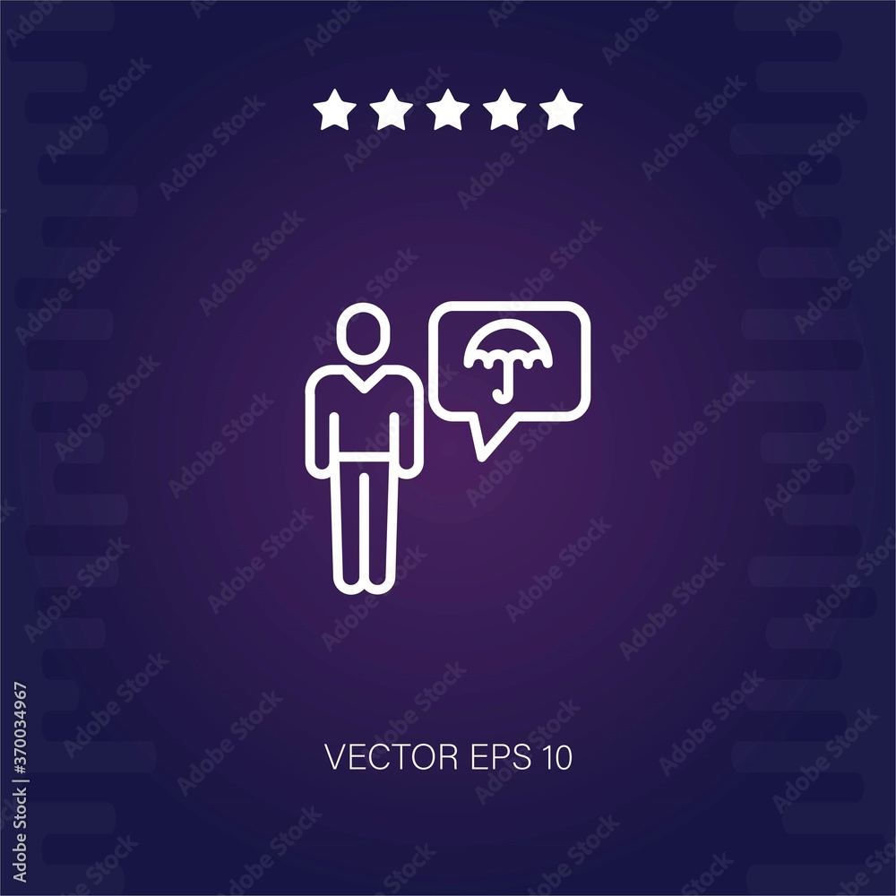 seller vector icon modern illustration seller vector icon modern illustration