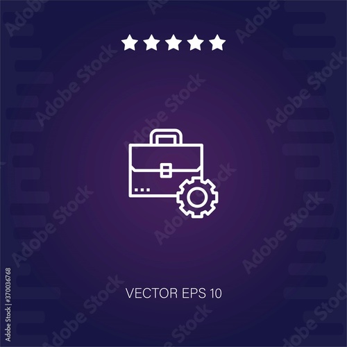 suitcase vector icon modern illustration