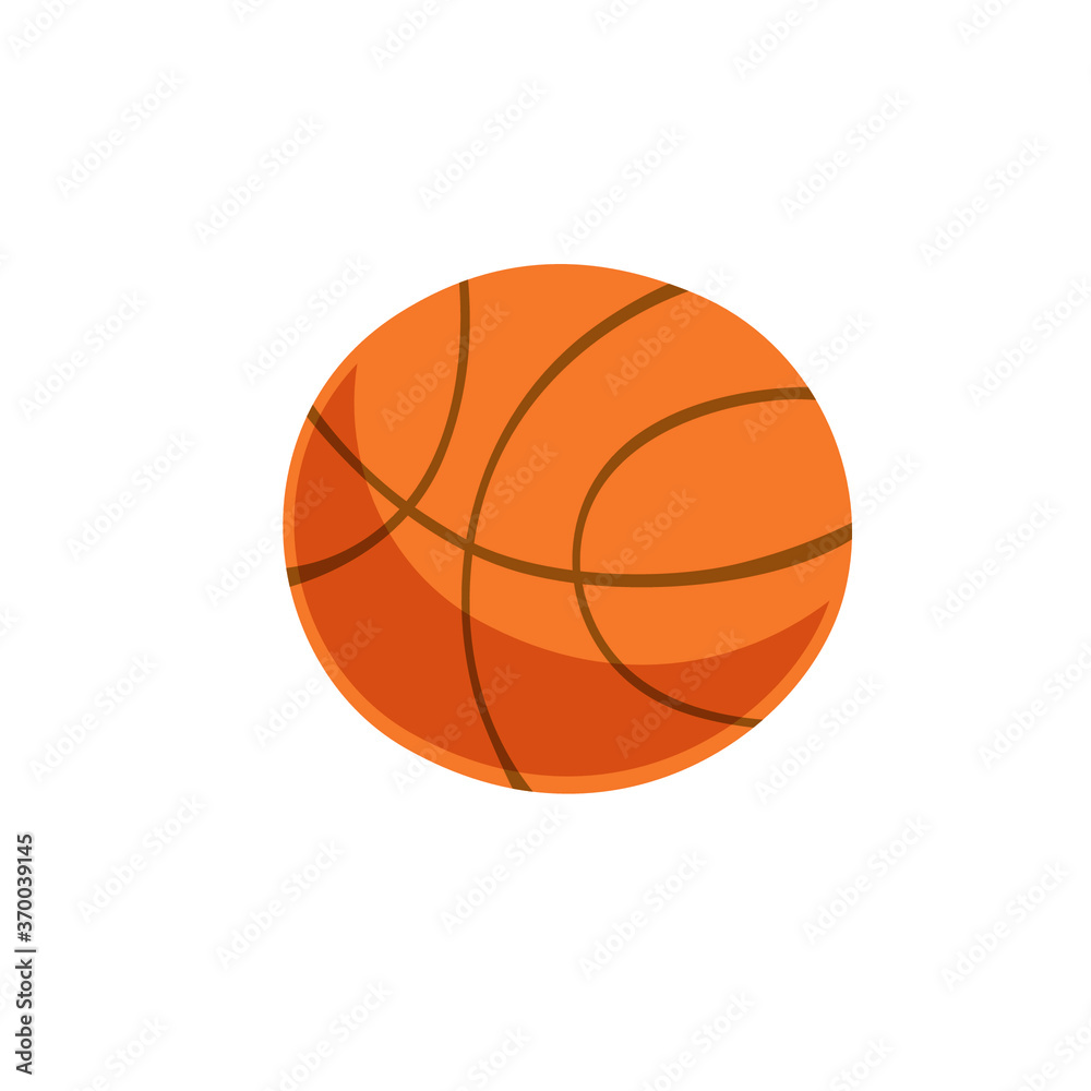 Basketball game icon in flat style isolated. Vector Symbol illustration.

