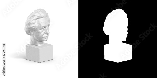 Obraz na plátně Sculptures for the design of books, websites, posts and presentations, you can c