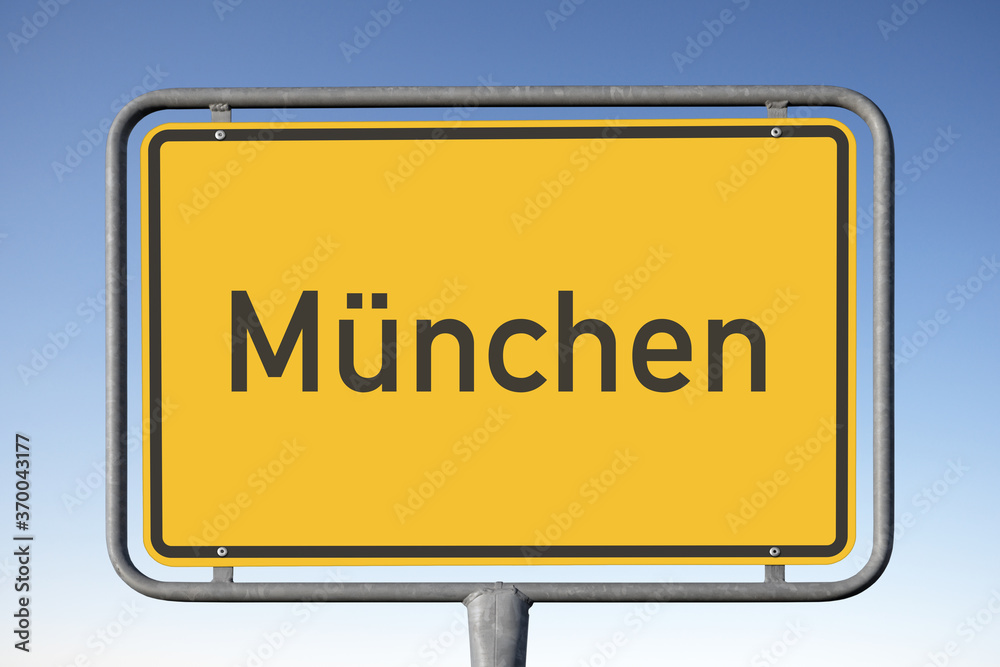 Ortstafel München (Symbolbild) Ortstafel München (Symbolbild)