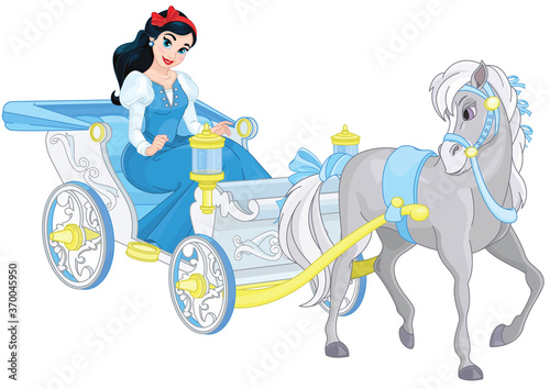 Photo Princess in Royal Carriage
