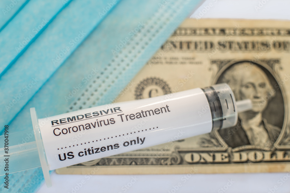Fototapeta premium US buy remdesivir to their citizens