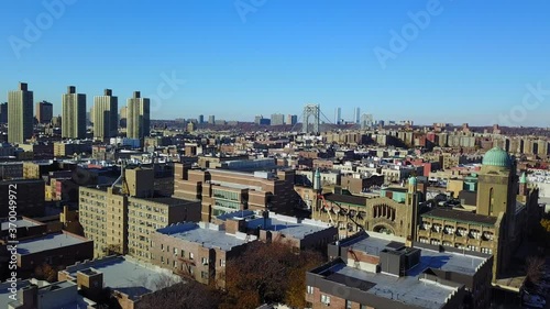 Slider View of Hudson Heights in Upper Manhattan and Yeshiva University High School - Part 2