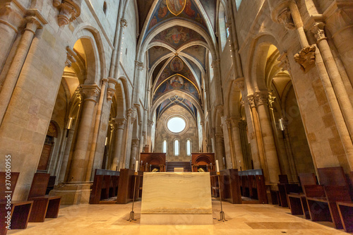 Interior of the Pannonhalma Archabbey in Pannonhalma