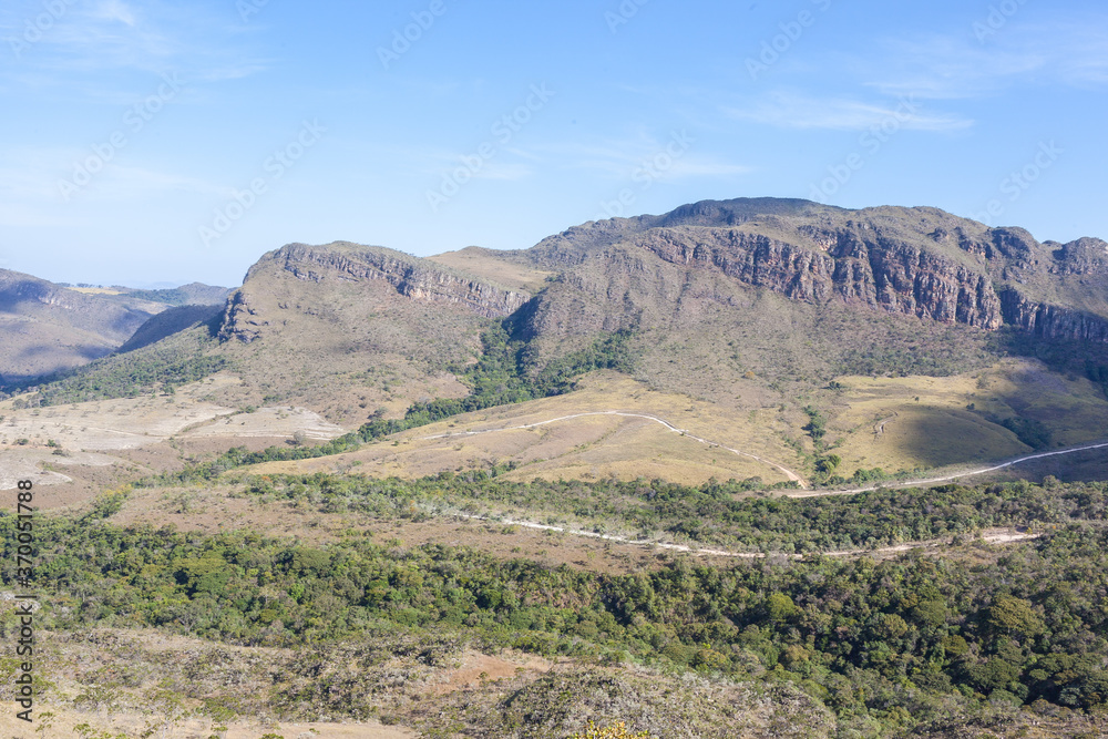 Sight of field of Serra da Canastra National Park - Brazil