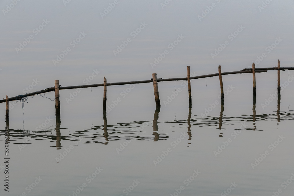 fence on the beach