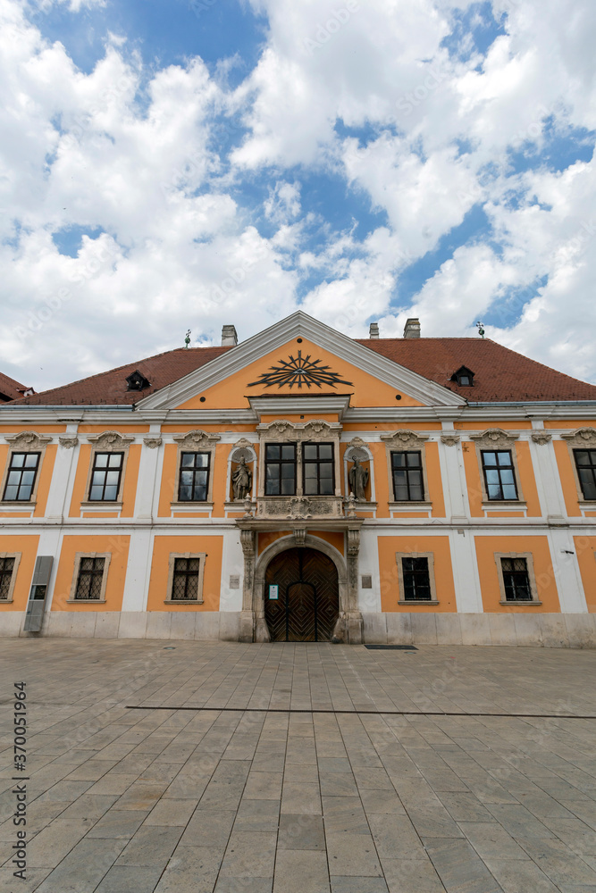 Baroque palace in Gyor, Hungary
