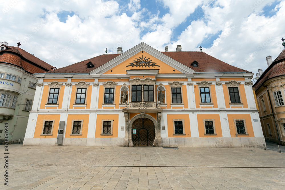 Baroque palace in Gyor, Hungary