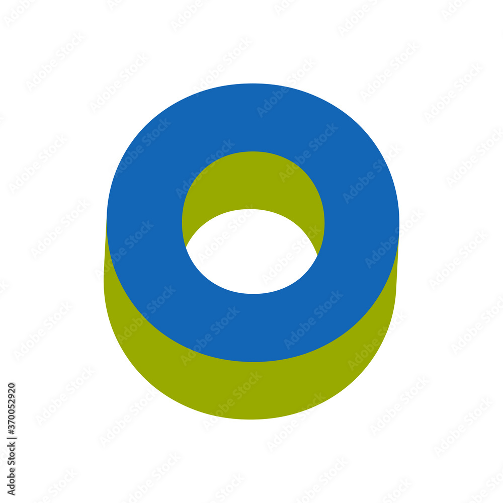 Number zero vector illustration. Isolated Number zero vector illustration. Isolated