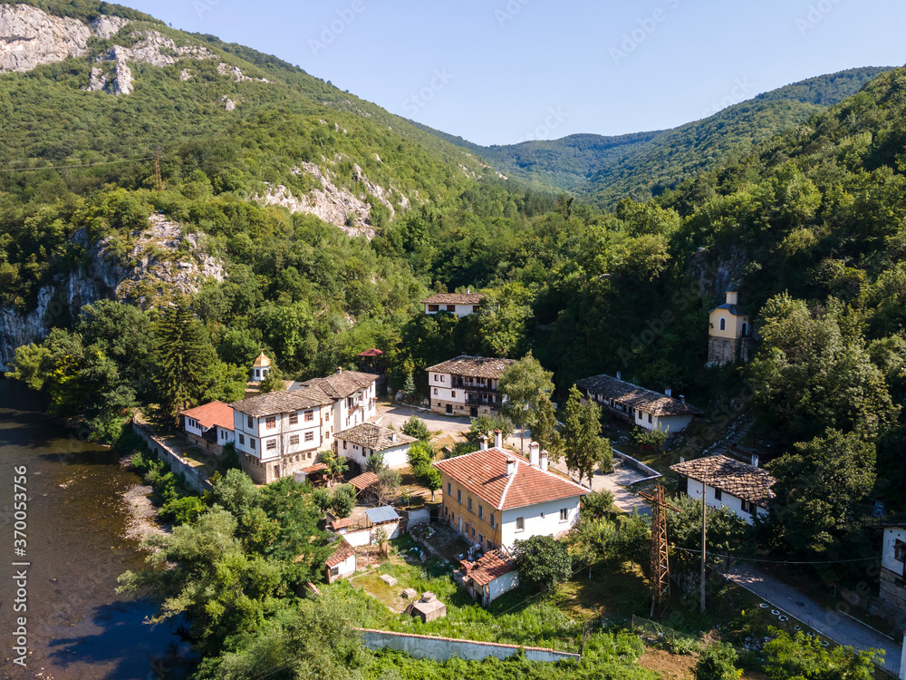 Aerial view of Cherepish Monastery, Bulgaria Aerial view of Cherepish Monastery, Bulgaria
