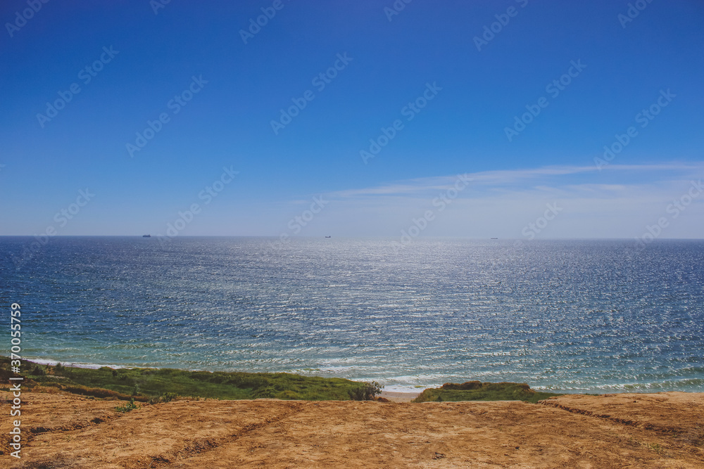view of the Mediterranean coast