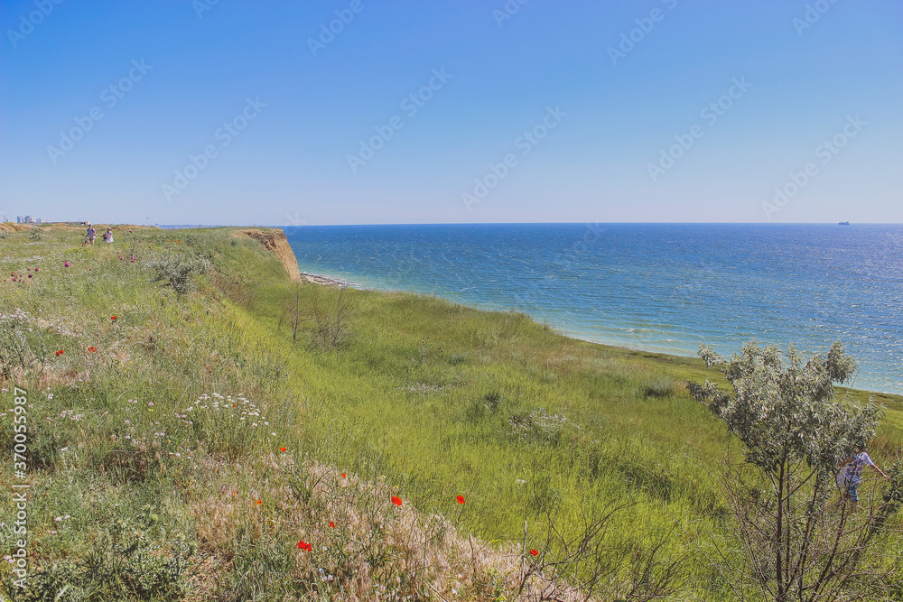 view of the Mediterranean coast