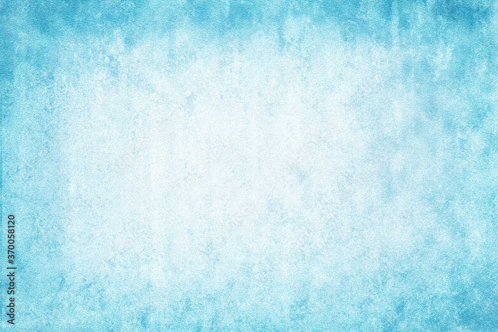Blue background with grunge texture, blue sky soft with white center, texture for design