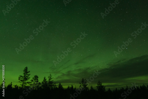Polarlichter Aurora Borealis Nordlicht Lappland Schweden