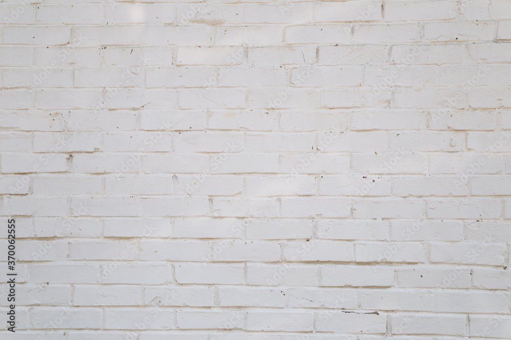 Obraz premium White brick wall texture background