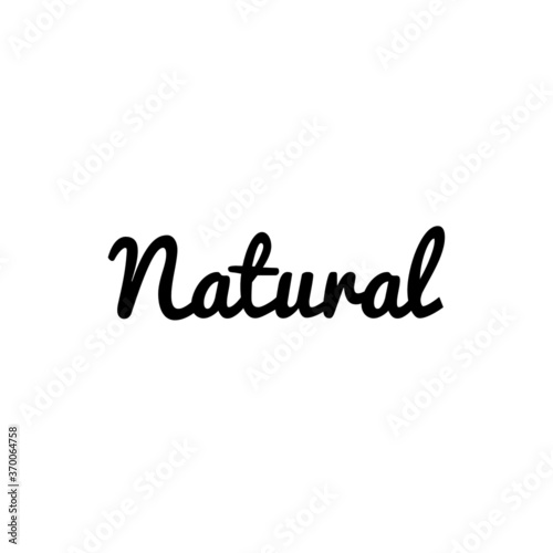   Natural   sign vector
