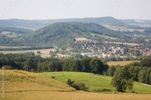 Blick ins Thüringer Land bei Kahla