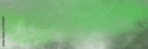awesome dark sea green, pastel gray and dim gray colored vintage abstract painted background with space for text or image. can be used as header or banner