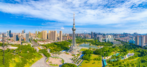 Photography Aerial photos of Wenhua Park, Foshan City, Guangdong Province, China