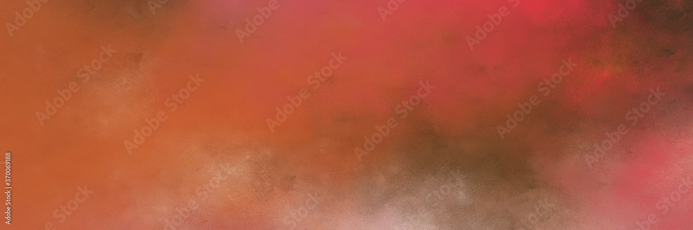 amazing sienna, old mauve and rosy brown colored vintage abstract painted background with space for text or image. can be used as horizontal background graphic