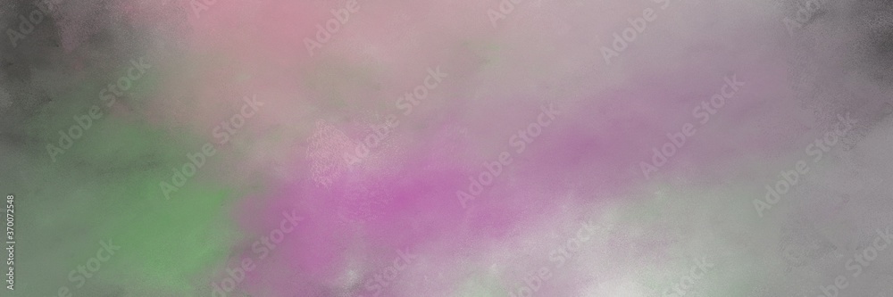Fototapeta premium beautiful abstract painting background texture with rosy brown, dim gray and pastel gray colors and space for text or image. can be used as horizontal background graphic