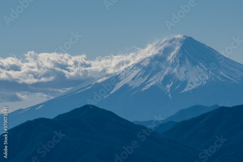 mount hood Fuji distant view from Kumotori