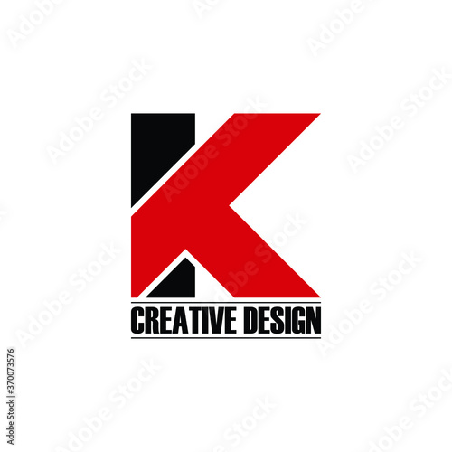 Letter KT monogram logo design vector