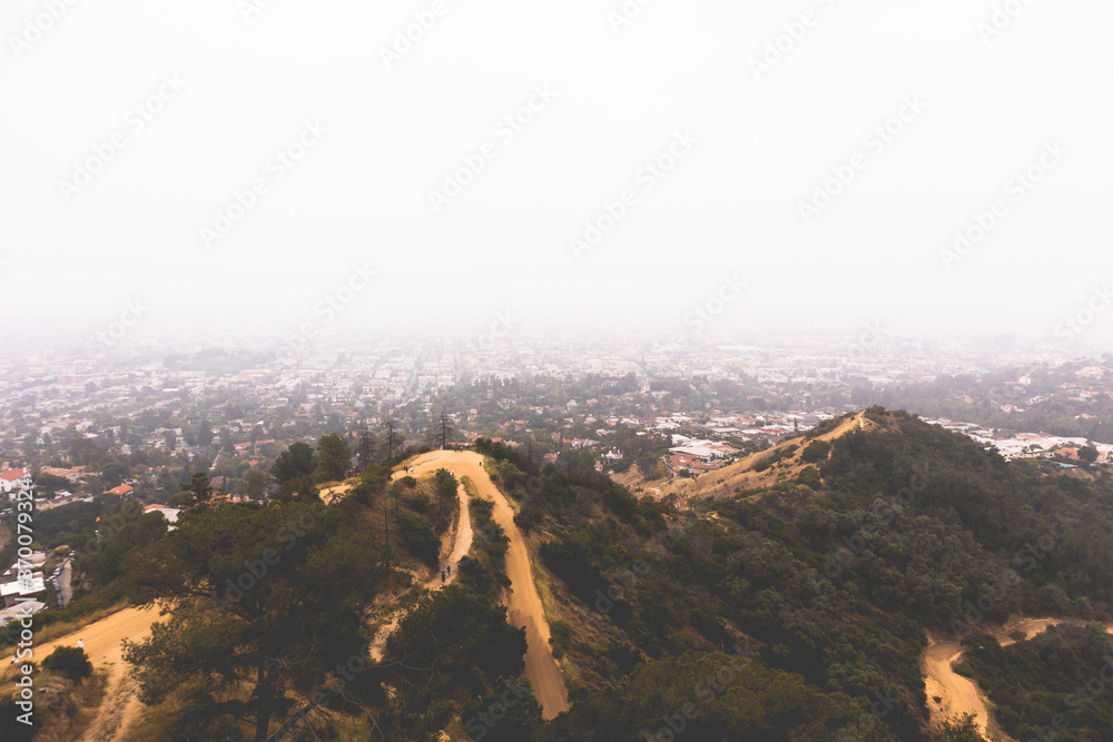 Naklejka premium Hazy LA Hills