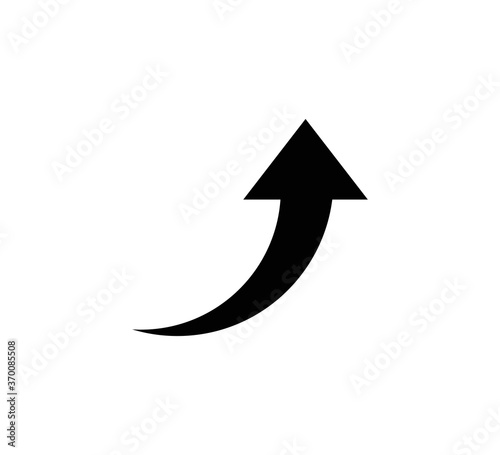 Arrow pointer icon vector logo design for computer