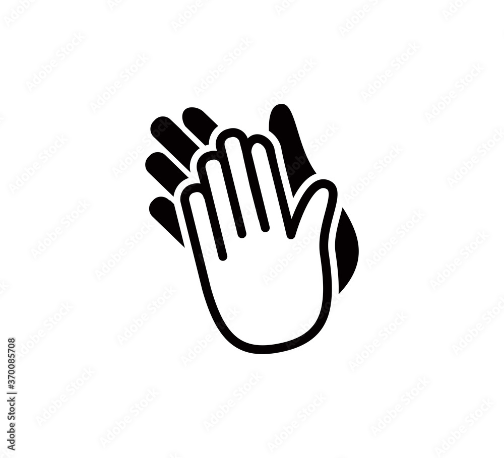 Applause icon vector flat style illustration Applause icon vector flat style illustration