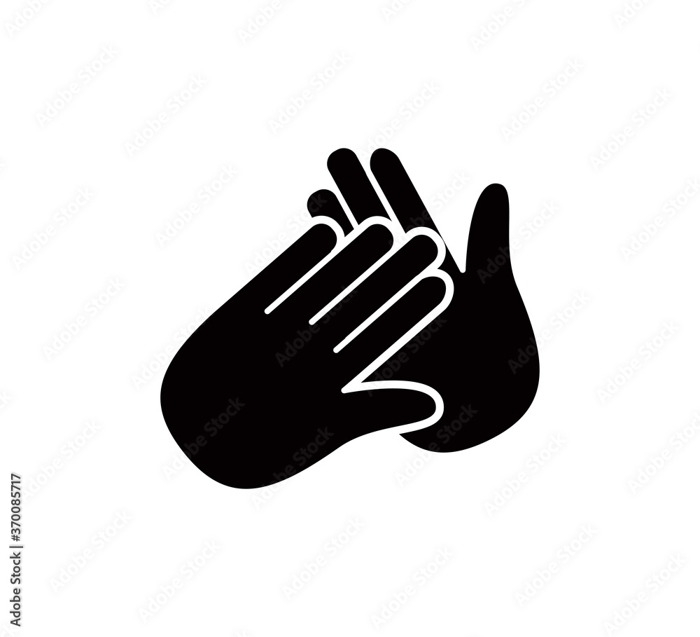 Obraz premium Applause icon vector flat style illustration