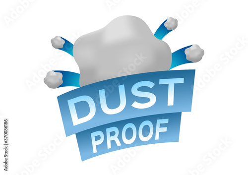 Dust Proof logo Icon . Vector . protection concept