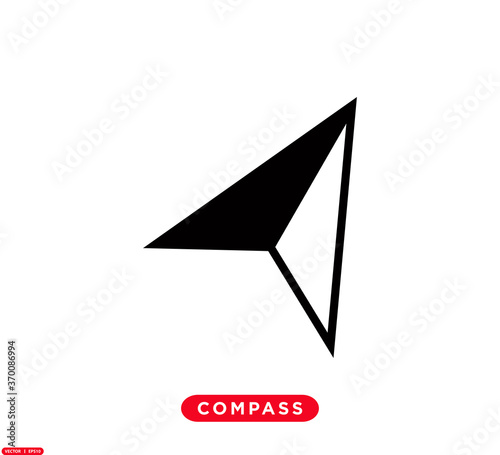 Wallpaper Mural Compass icon vector logo design template Torontodigital.ca