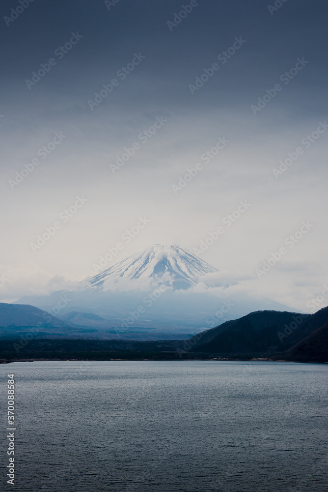 Mount Fuji and Lake Motosuko, Japan